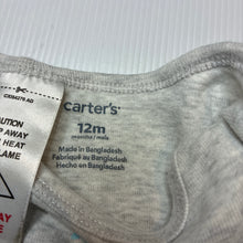 Load image into Gallery viewer, Unisex Carters, cotton bodysuit, moon and stars, GUC, size 0-1,