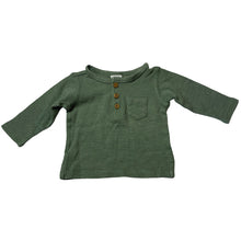 Load image into Gallery viewer, Unisex Target, cotton waffle Henley top, EUC, size 000,