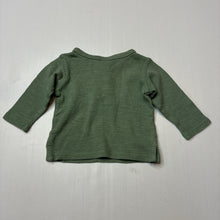 Load image into Gallery viewer, Unisex Target, cotton waffle Henley top, EUC, size 000,