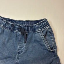 Load image into Gallery viewer, Boys Anko, cotton blend stretch denim shorts elasticated, FUC, size 12,