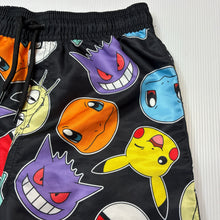 Load image into Gallery viewer, Boys Pokemon, lightweight board shorts elasticated, EUC, size 6,