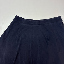 Load image into Gallery viewer, Girls Target, navy school skirt built-in shorts elasticated, GUC, size 10,