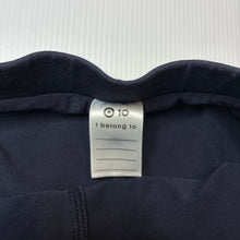 Load image into Gallery viewer, Girls Target, navy school skirt built-in shorts elasticated, GUC, size 10,