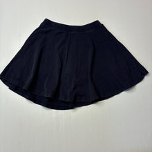 Load image into Gallery viewer, Girls Target, navy school skirt built-in shorts elasticated, GUC, size 10,