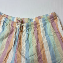 Load image into Gallery viewer, Girls Target, cotton/linen shorts elasticated, EUC, size 16,
