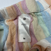 Load image into Gallery viewer, Girls Target, cotton/linen shorts elasticated, EUC, size 16,