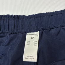 Load image into Gallery viewer, Boys Brilliant Basics, blue lightweight board shorts elasticated, EUC, size 12,