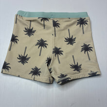Load image into Gallery viewer, Boys Cotton On, swim shorts elasticated, palm trees, EUC, size 8,