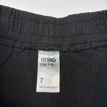 Load image into Gallery viewer, Girls Anko, cotton shorts elasticated, EUC, size 7,
