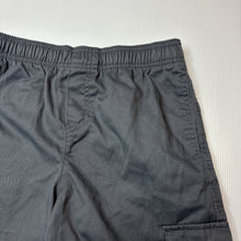 Load image into Gallery viewer, Boys Brilliant Basics, grey school cargo shorts elasticated, EUC, size 12,