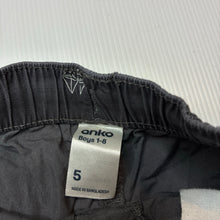 Load image into Gallery viewer, Boys Anko, lightweight cotton shorts elasticated, FUC, size 5,