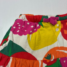 Load image into Gallery viewer, Girls Mini Boden, cotton skirt, built-in shorts, elasticated, wash fade, FUC, size 4-5,