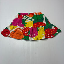 Load image into Gallery viewer, Girls Mini Boden, cotton skirt, built-in shorts, elasticated, wash fade, FUC, size 4-5,