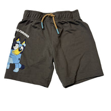 Load image into Gallery viewer, Boys Bluey, cotton blend shorts elasticated, GUC, size 3,