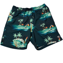 Load image into Gallery viewer, Boys Billabong, Layback Recycler stretch board shorts elasticated, FUC, size 14,