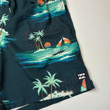 Load image into Gallery viewer, Boys Billabong, Layback Recycler stretch board shorts elasticated, FUC, size 14,