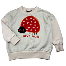 Load image into Gallery viewer, Girls Rock Your Kid, cotton sweater/jumper, ladybird, light marks left sleeve, FUC, size 7,