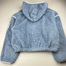 Load image into Gallery viewer, Girls Anko, blue fleece zip hoodie sweater, GUC, size 12,