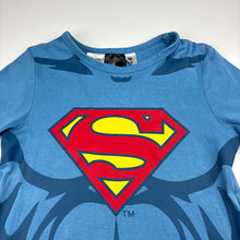 Load image into Gallery viewer, Boys H&amp;M, DC Comics Superman cotton pyjama t-shirt/top, FUC, size 10,