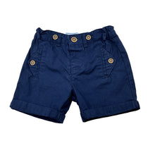Load image into Gallery viewer, Boys Dymples, navy cotton shorts adjustable, GUC, size 0,