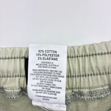 Load image into Gallery viewer, Boys Bauhaus, knit stretch denim shorts elasticated, light marks on back, FUC, size 16,