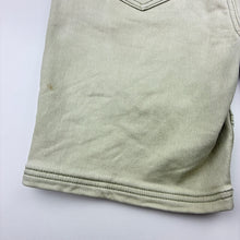 Load image into Gallery viewer, Boys Bauhaus, knit stretch denim shorts elasticated, light marks on back, FUC, size 16,