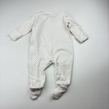 Load image into Gallery viewer, Unisex Target, stretch organic cotton zip coverall/romper, EUC, size 0000,