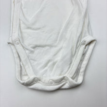 Load image into Gallery viewer, Unisex Uniqlo, white cotton bodysuit/romper, EUC, size 00,