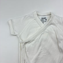 Load image into Gallery viewer, Unisex Uniqlo, white cotton bodysuit/romper, EUC, size 00,