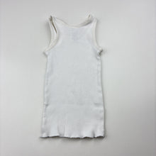 Load image into Gallery viewer, Unisex Target, ribbed organic cotton singlet top, GUC, size 000,