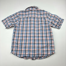 Load image into Gallery viewer, Boys Junior J, checked lightweight cotton short sleeve shirt, FUC, size 2-3,