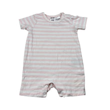 Load image into Gallery viewer, Girls Cotton On, striped stretchy romper, FUC, size 000,