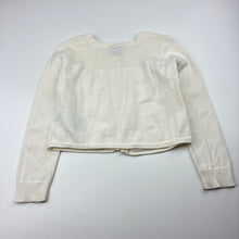Load image into Gallery viewer, Girls Gap, knitted cotton cardigan, mark back left sleeve, FUC, size 3,