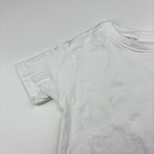 Load image into Gallery viewer, Unisex Anko, white cotton t-shirt, GUC, size 2,