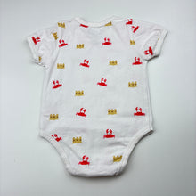 Load image into Gallery viewer, Unisex stretchy, bodysuit/romper, sand castles, FUC, size 00,