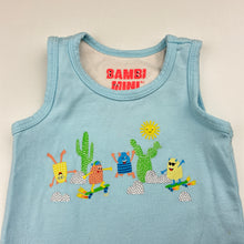 Load image into Gallery viewer, Unisex Bambi Mini, blue singletsuit, monsters, FUC, size 000,