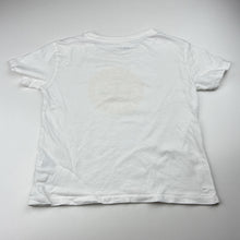 Load image into Gallery viewer, Girls Anko, white cotton t-shirt, sun, GUC, size 6,