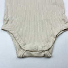 Load image into Gallery viewer, Unisex Target, ribbed organic cotton blend bodysuit/romper, GUC, size 1,