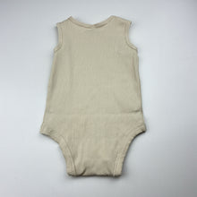 Load image into Gallery viewer, Unisex Target, ribbed organic cotton blend bodysuit/romper, GUC, size 1,