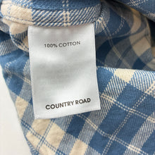 Load image into Gallery viewer, Boys Country Road, thick flannel cotton long sleeve shirt, light mark on front, FUC, size 3,