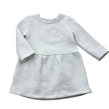 Load image into Gallery viewer, Girls Country Road, long sleeve quilted dress, bird, light marks, FUC, size 0, L: 38cm