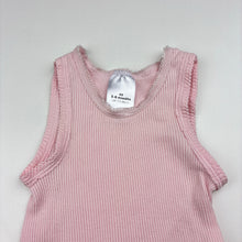 Load image into Gallery viewer, Girls Target, pink ribbed cotton singlet top, GUC, size 00,