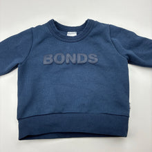 Load image into Gallery viewer, Unisex Bonds, navy sweater/jumper, GUC, size 000,