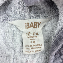 Load image into Gallery viewer, Unisex Cotton On, cotton hooded towel/beach cover, GUC, size 1-2,