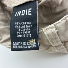 Load image into Gallery viewer, Boys Indie, stretch cotton chino pants adjustable, small marks, FUC, size 4,