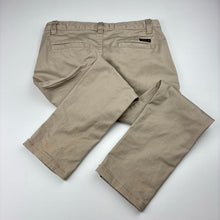 Load image into Gallery viewer, Boys Indie, stretch cotton chino pants adjustable, small marks, FUC, size 4,