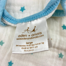 Load image into Gallery viewer, Unisex Aden + Anais, cotton swaddle sleeping bag, GUC, size 00,