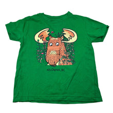 Load image into Gallery viewer, Unisex Quality Goods, green cotton t-shirt, moose, EUC, size 4,