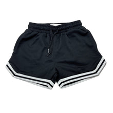 Load image into Gallery viewer, Unisex Cotton On, black sports style shorts elasticated, GUC, size 2,