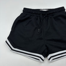 Load image into Gallery viewer, Unisex Cotton On, black sports style shorts elasticated, GUC, size 2,